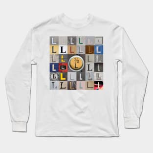 Nick's Type Art: L Long Sleeve T-Shirt